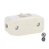 B&P Lamp® Ivory, Heavy Duty Rocker Switch for Round Lamp