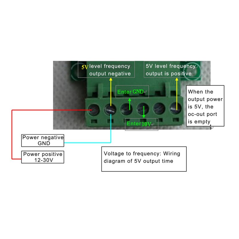 Voltage Frequency Converter Module ABS Housing Signal Conversion Module 0‑10V