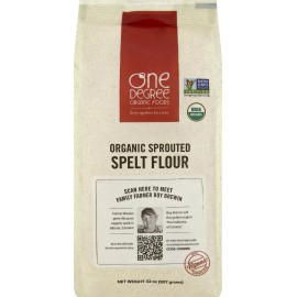 One Degree Flour Spelt Sprouted Organic 32 Oz (Pack of 6)