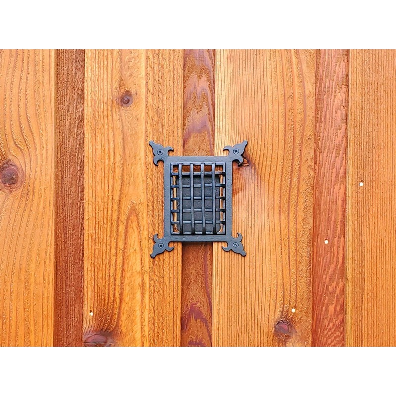 Perilla Home Cast Iron Safety Speakeasy Classic Style Black Grill