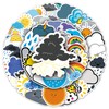 50PCS Weather Stickers for Journaling Calendars Laptop Decoration Waterproof Vinyl