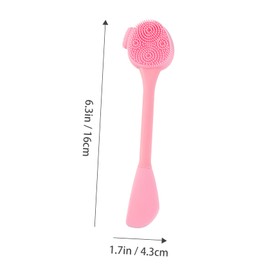 Baluue Thick Material Face Washing Brush 4pcs Handheld Cleansing Skin Brush for Face Exfoli