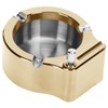 Stainless Steel Ashtray with Matches Lighter Function for Home Office