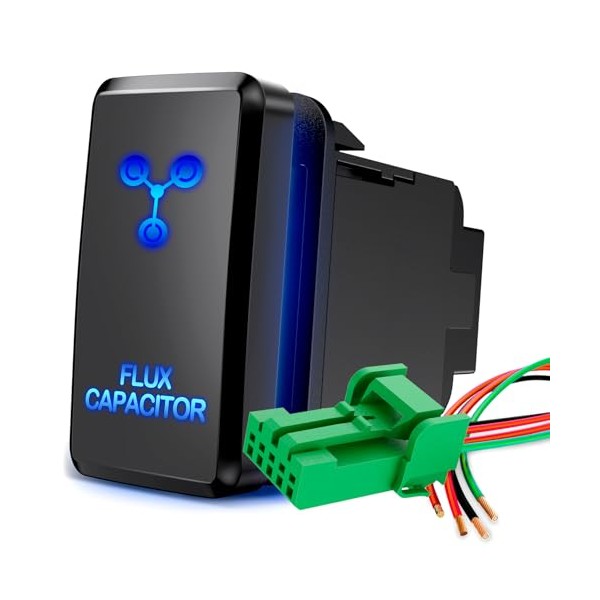 Nilight Nilight Flux Capacitor Push Button Switch 12V ON Off