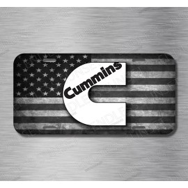 Amel Diesel Power Cummins USA 4x4 Off road Lifted Truck License Plate Front Auto Tag