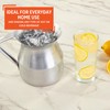 IMUSA USA 1Qt Aluminum Traditional Chocolatera, Silver