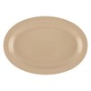 G.E.T. OP-610-T Melamine Oval Serving Platter, 10" x 6.75", Tan