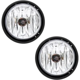 Replacement Fog Lights Bulbs for Freightliner Columbia 2000-2015 Fit Passenger Driver Side Front Fog Light Truck Light SystemMain Material: ABS, Main Color: Black