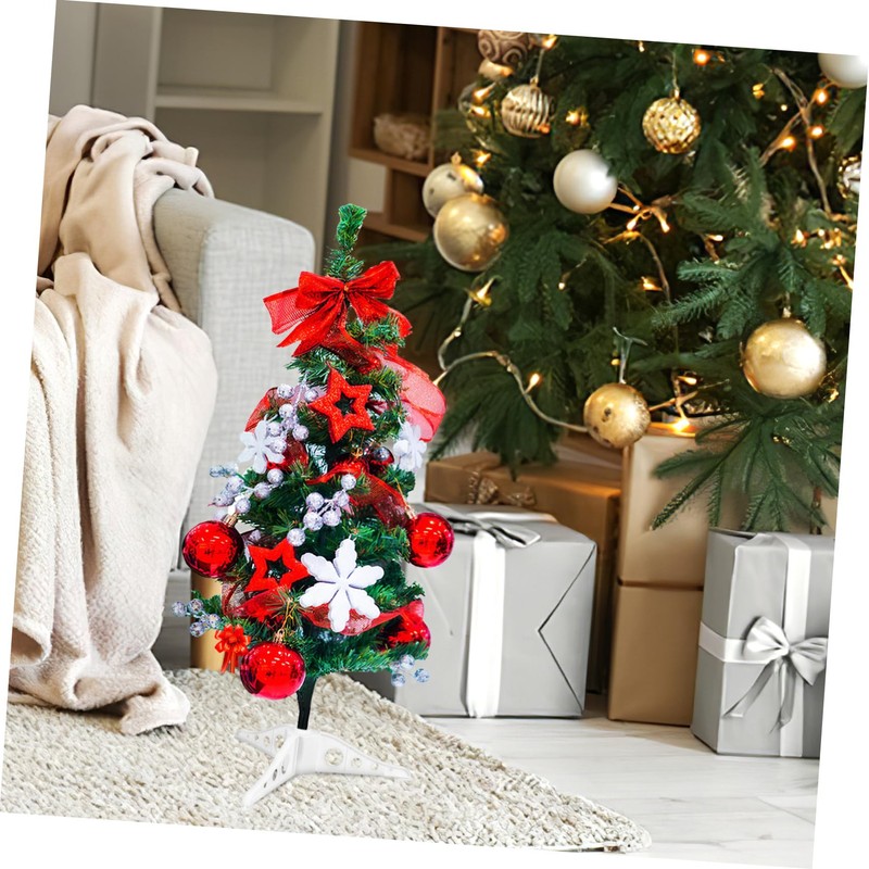 Kichvoe Christmas Tree Stand Plastic Artificial Christmas Tree Base Folding