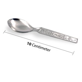 KSJONE Stainless Steel Masala Spoons for Small Containers Mini Spoon for Masala Dabba Spices Spoons, All Tea Coffee Sugar & Spices 4 inch (12 Pcs)