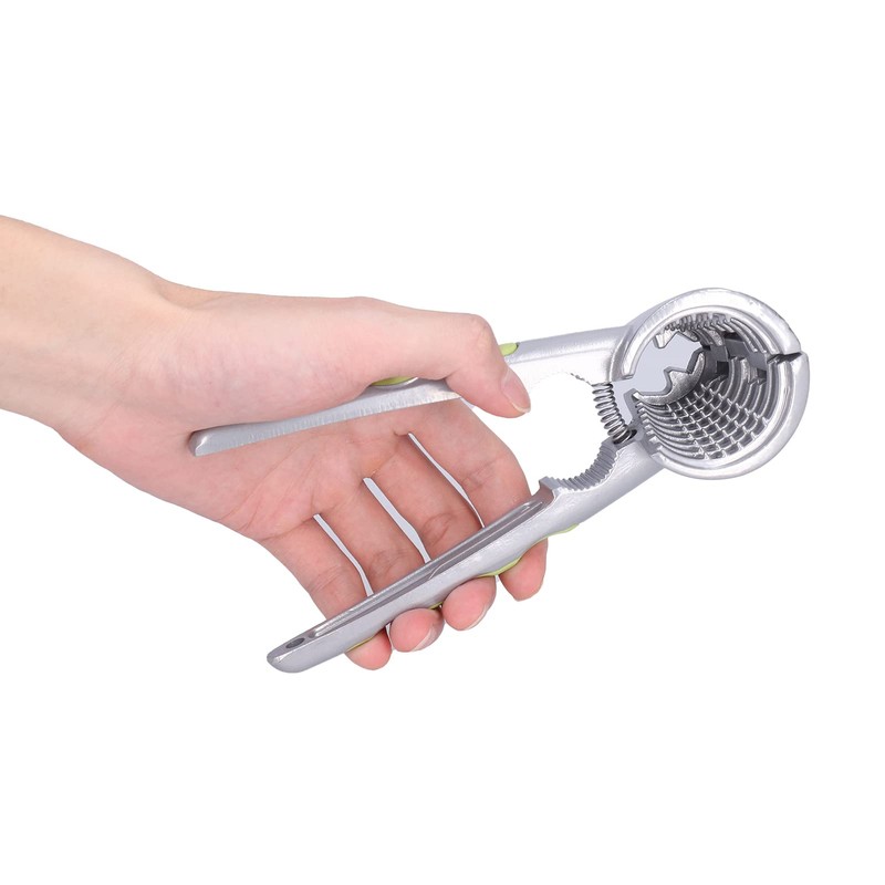Multifunctional Walnut Nut Pliers, Metal Nut Cracker Opener with Walnut