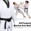 Hithop 8.6ft Long Soft Black Belt for Martial Arts Karate