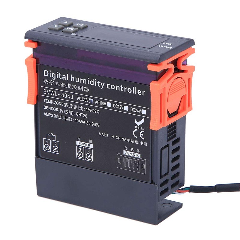 Jadeshay Humidity Controller,Digital Air Humidity Control Switch 220V Air Hygrometer