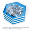 Becko US Stackable Puzzle Sorting Trays Jigsaw Puzzle Sorters with