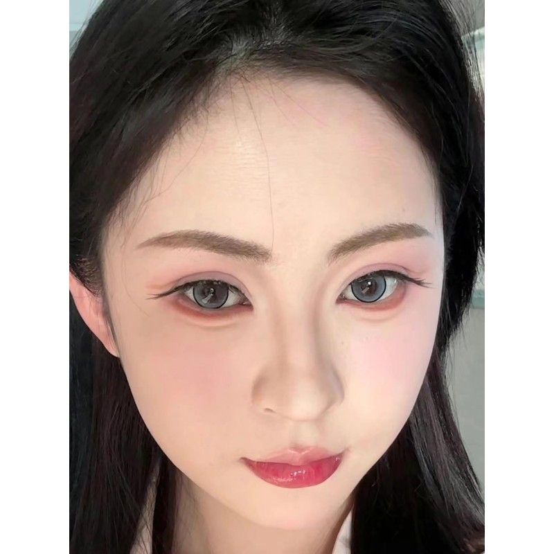 Ba01 False Eyelashes, Natural, Non-Curly, Transparent, Feeling Hair, 5 Pairs,