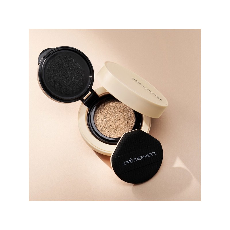 Skin Nude Cushion Concealer (with 2 double-edge puffs) / 스킨