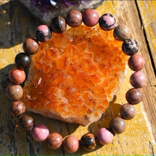 Natural Polished Grade A++ Genuine Gemstone Bead Healing Crystal Bracelets