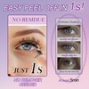 JoMay Self-Adhesive Lash Clusters,Press-On Lashes 10-16mm,Individual Lash Extension Kit with