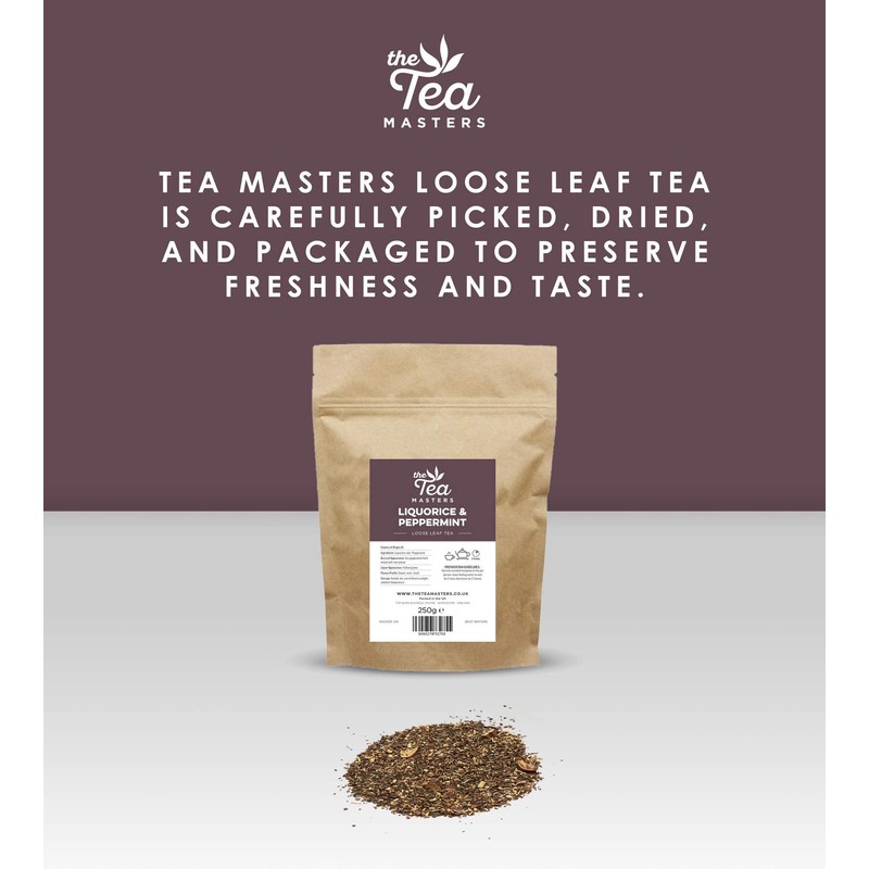 The Tea Masters Prism Teabags Liquorice & Peppermint (1x50)