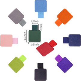 DBOO Leather Pen Loop Holder for Notebook - Stylish & Secure Pen Clip - 10 Vibrant Colors - Perfect Journal, Planner, and Calendar Accessory