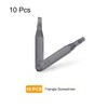 sourcing map 10pcs TRI2.0 Triangle Screwdriver Bit 5/32" Hex Shank