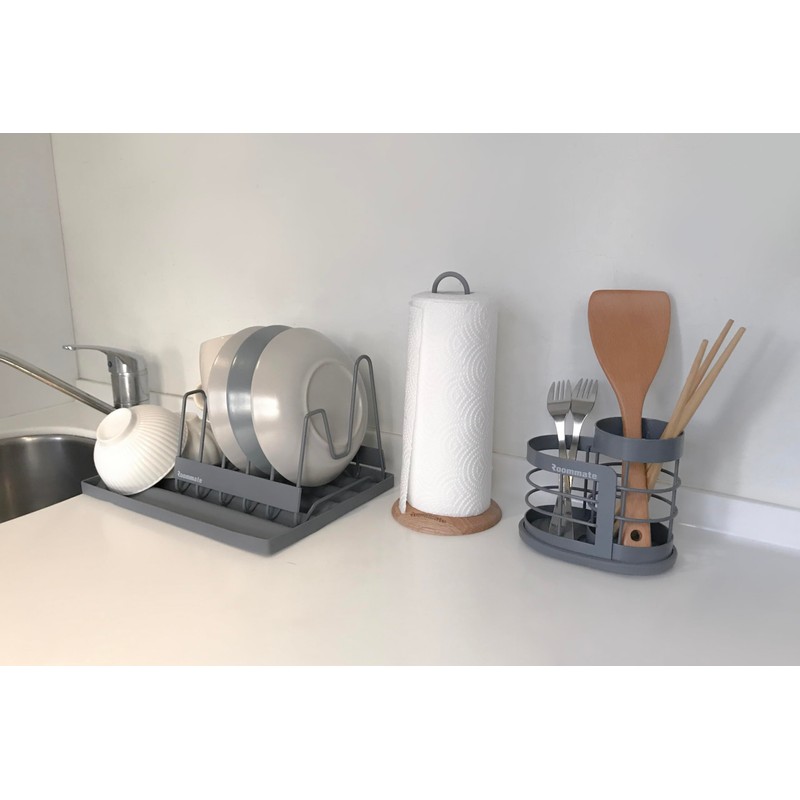 Roommate Wooden Base, Kitchen Paper Holder, Wooden Paper Stand, Kitchen