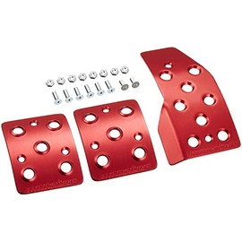 MONSTER SPORT Sport Driving Pedal Cover Red Anodized Swift Sport [ZC32S]/Swift [ZC72S/ZD72S] For MT Cars [ZC32 MT] 849520-4850M