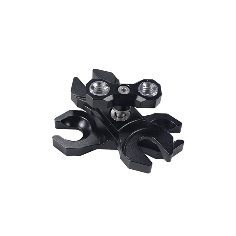 CS PRIORITY Double Ball Head Magic Arm Clamp 1/4'' 3/8''