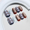 EYZOTSF Press on Nails Short Square Shaped Acrylic Extra Short