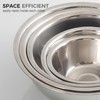5PCS Stainless Steel Mixing Bowl, Multi-Functional Thick Large Bowls with
