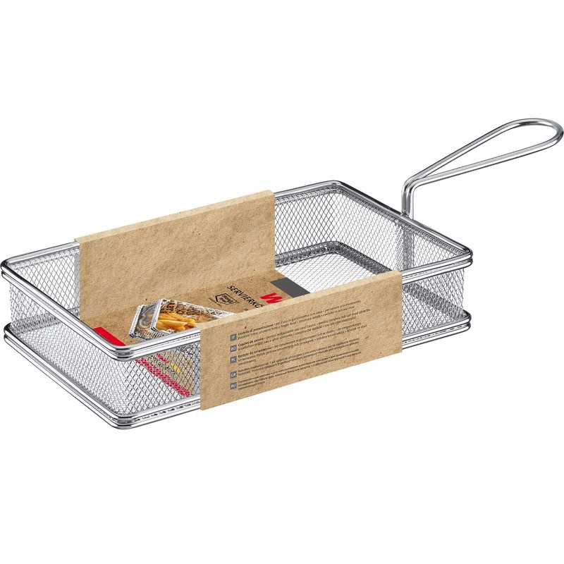 Westmark Serving Basket/Chip Basket, Filling Volume: 21.5 x 9.5 x