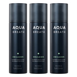 Partner_Reference Missha For Men Aqua Breath Emulsion Lotion 3pcs 125ml / 미샤 포맨 아쿠아브레스 에멀전 로션 3개 125ml