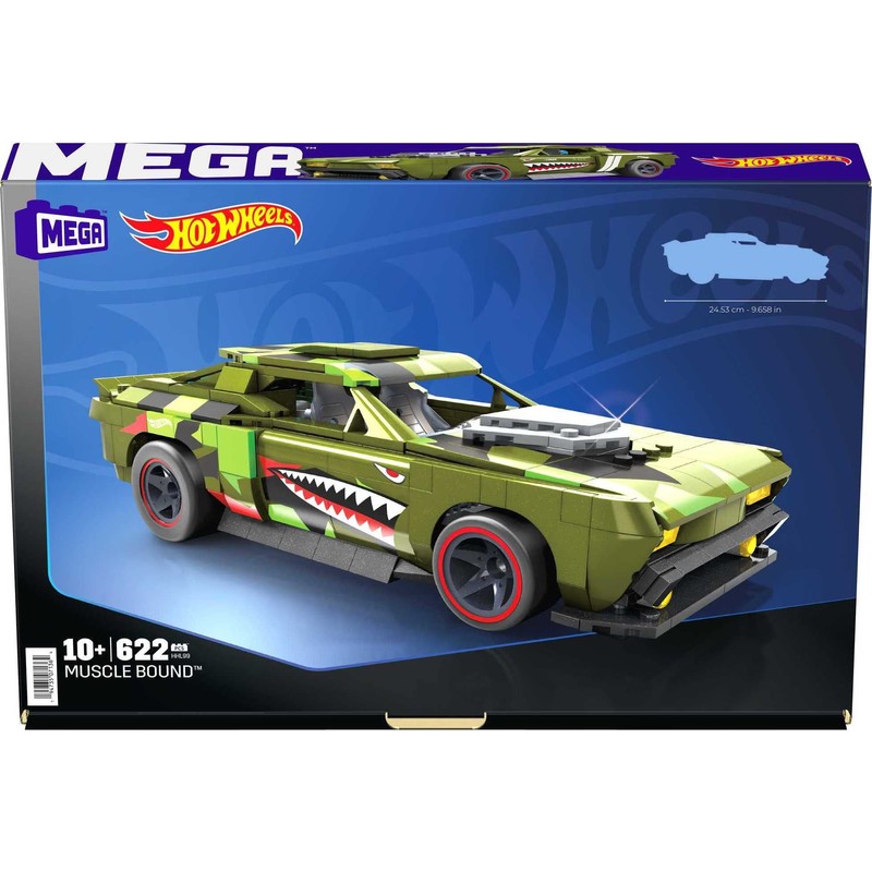Mega Construx Hot Wheels Collector Muscle Bound Juguete de Construcción