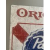Pabst Blue Ribbon PBR Beer nostalgic metal tacker tin sign