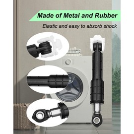 ULZOZN Washer Shock Absorber Fit for GE Kenmore Replace WH01X10343 PS1482318 AP4265856 WH01X10260 1264427 AH1482318 EA1482318 WH01X10425 WH01X10385, Washer Shock Absorber and Pin
