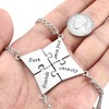 Jovivi Silver Tone Alloy BFF Necklace Best Friends Forever and