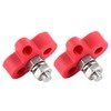 2Pcs Heavy Duty Terminal Stud Power Distribution Negative Post M8