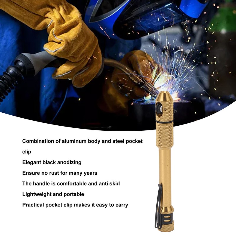 TIG Welding Wire Feed Pen Aluminum Alloy Comfortable Handle Finger