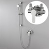 Laroal Modern Wall Mounted Shower Faucet Shower Taps Bar With
