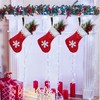 Poualss Christmas Stocking Holders Metal Stocking Hangers Non-Slip Christmas Stocking