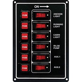 SeaSense Switch Panel 6 Gang