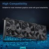 GDSTIME PCI Slot Fan 3 x 90mm 92mm Graphic Card