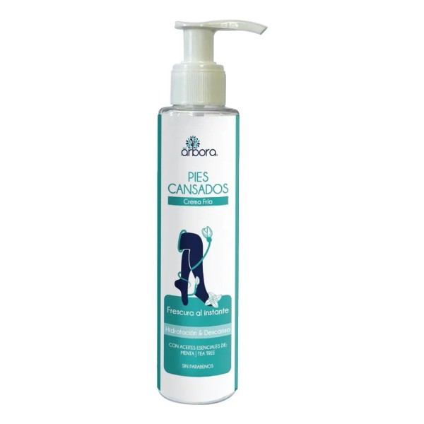 Crema Hidratante Pies Cansados Menta Mentol Tea Tree - Producto