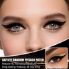 Lazy Eye Shadow Eyelash Patch, 3-in-1 Reusable Eyeshadow, 4 Pairs