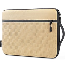 DOMISO Laptop Sleeve Bag for 14 inch MacBook Pro M3 / M2 / M1 A2779 Waterproof 14 inch Laptop Case Compatible with 14 inch Notebook 14" MacBook Air/Pro,Beige