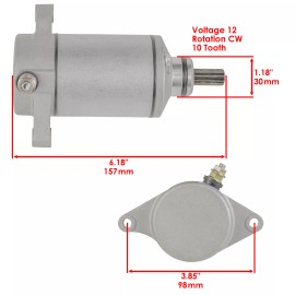 Caltric Starter for Arctic Cat 450 450 TRV GT 2010-2015/ XC 450 2011 2012 2013 2014-2017