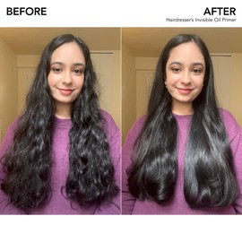 Bumble and bumble. Hairdresser's Invisible Oil Heat/UV Protection Leave-In Conditioner Hair Primer | Hydrating, Anti Frizz, Color Safe | Straight, Coily | With Argan Oil + Coconut Oil, 2 Fl Oz