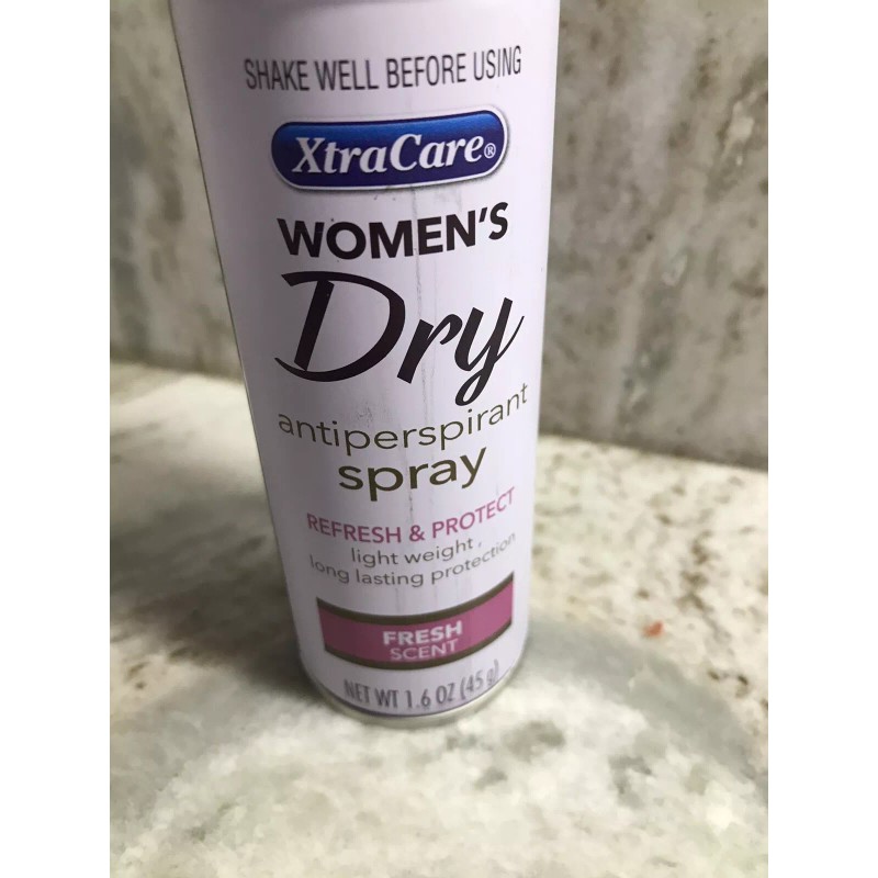 Xtracare Ladys Dry Spray Shower Fresh