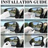 LivTee Blind Spot Mirror, 2" Round HD Glass Frameless Convex