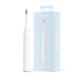 ORDO Lite Sonic Toothbrush, Electric Toothbrushes with 35,000 Pulses Per Min, Dual Modes, Over 5 Weeks Battery, Smart Timer, Waterproof, USB C, Snow